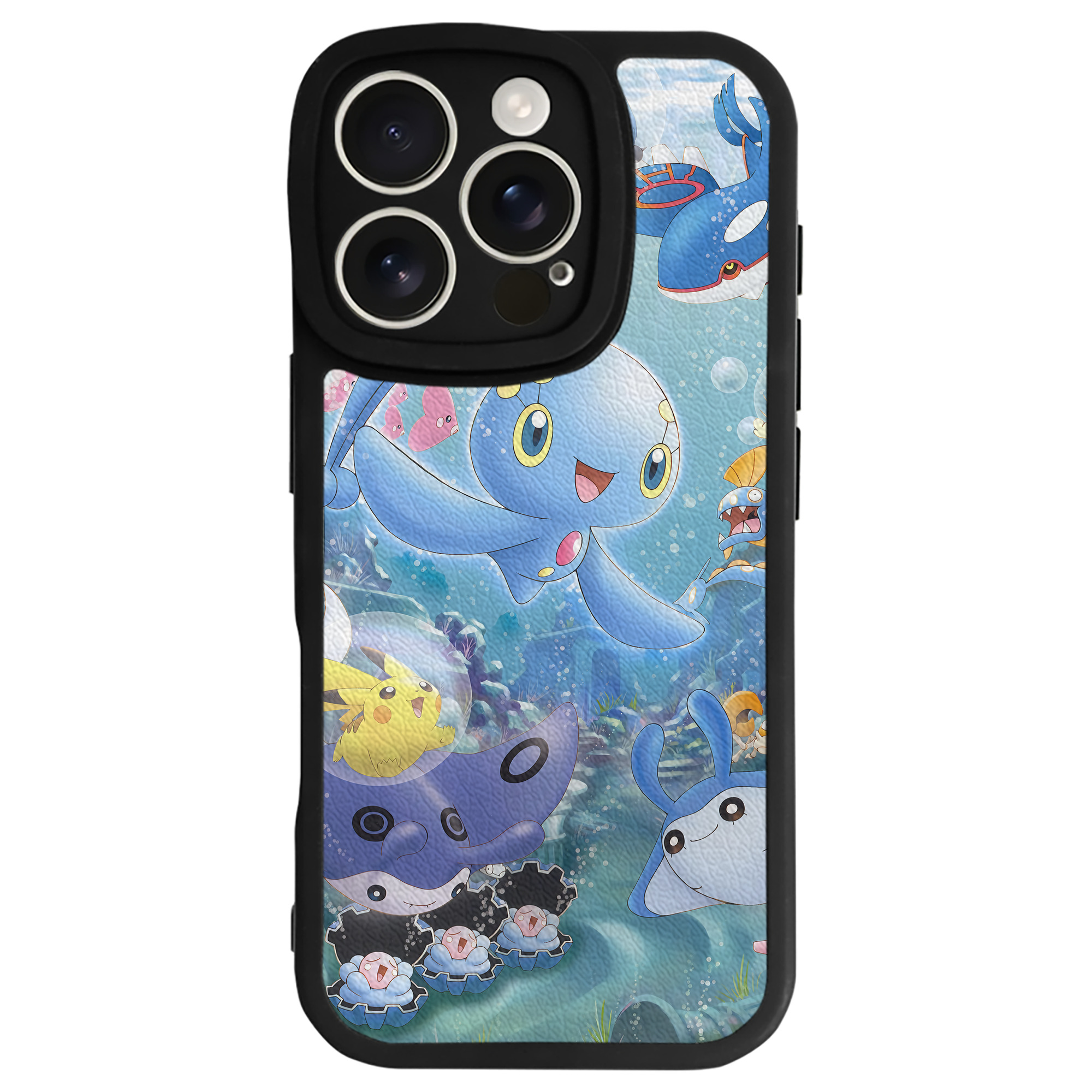 （画像用） ポケットモンスター Pokémon 【iPhone 16シリーズ対応】シリコンスマホケース（レザー調） 材質：シリコン